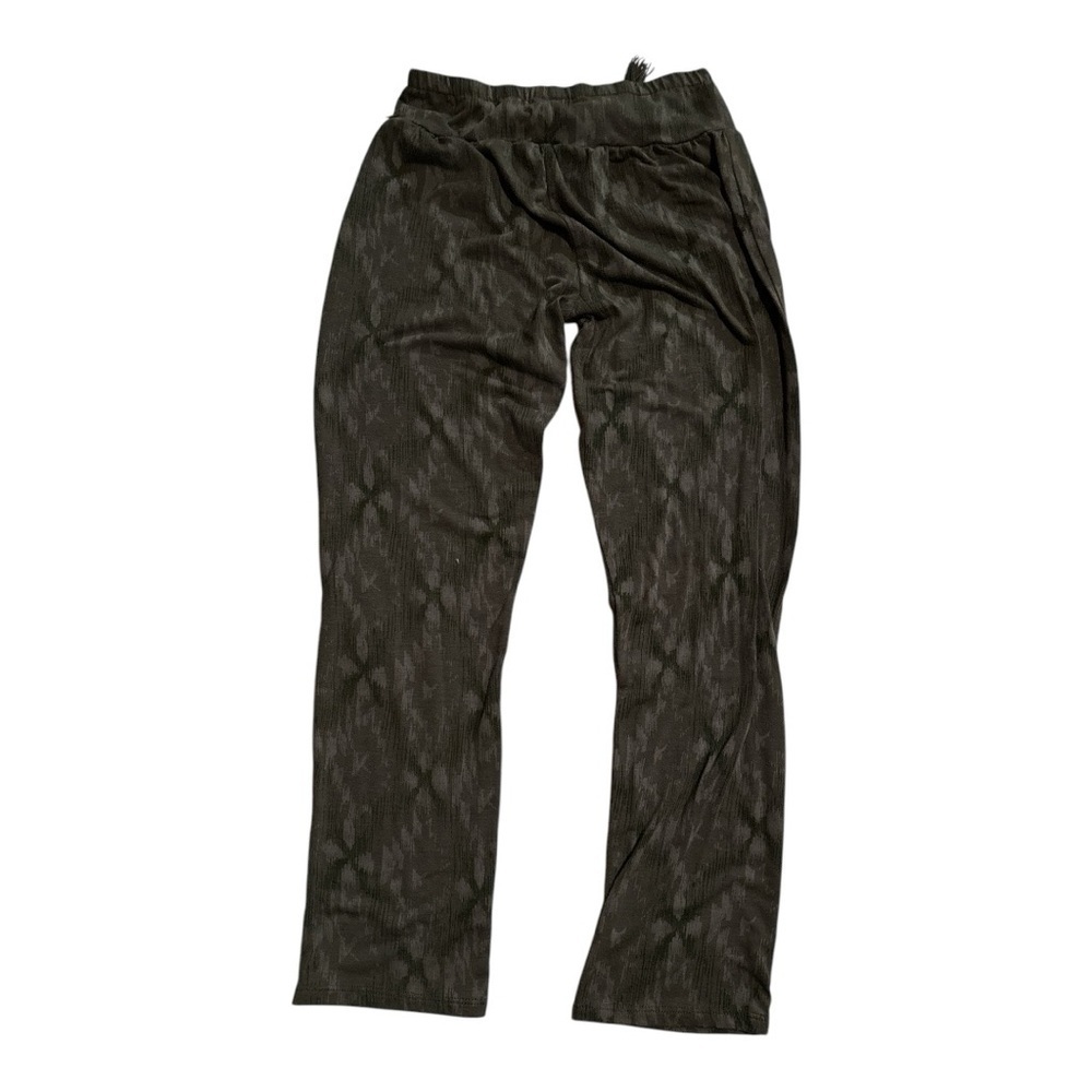 O'Neill Green Casual Pants with Elastic Waistband and Tapered Legs - Picture 2 of 3